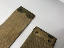 Load image into Gallery viewer, Original WW2 British Army 37 Pattern Canvass L Straps Set
