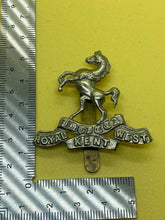 Load image into Gallery viewer, Original British Army The Royal West Kent Regiment Cap Badge
