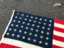 Load image into Gallery viewer, Original WW2 US Army 48 Stars &amp; Stripes Flag - 5ft x 3ft
