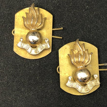 Load image into Gallery viewer, Original British Collar Badge Pair - Royal Engineers - The Militaria Shop
