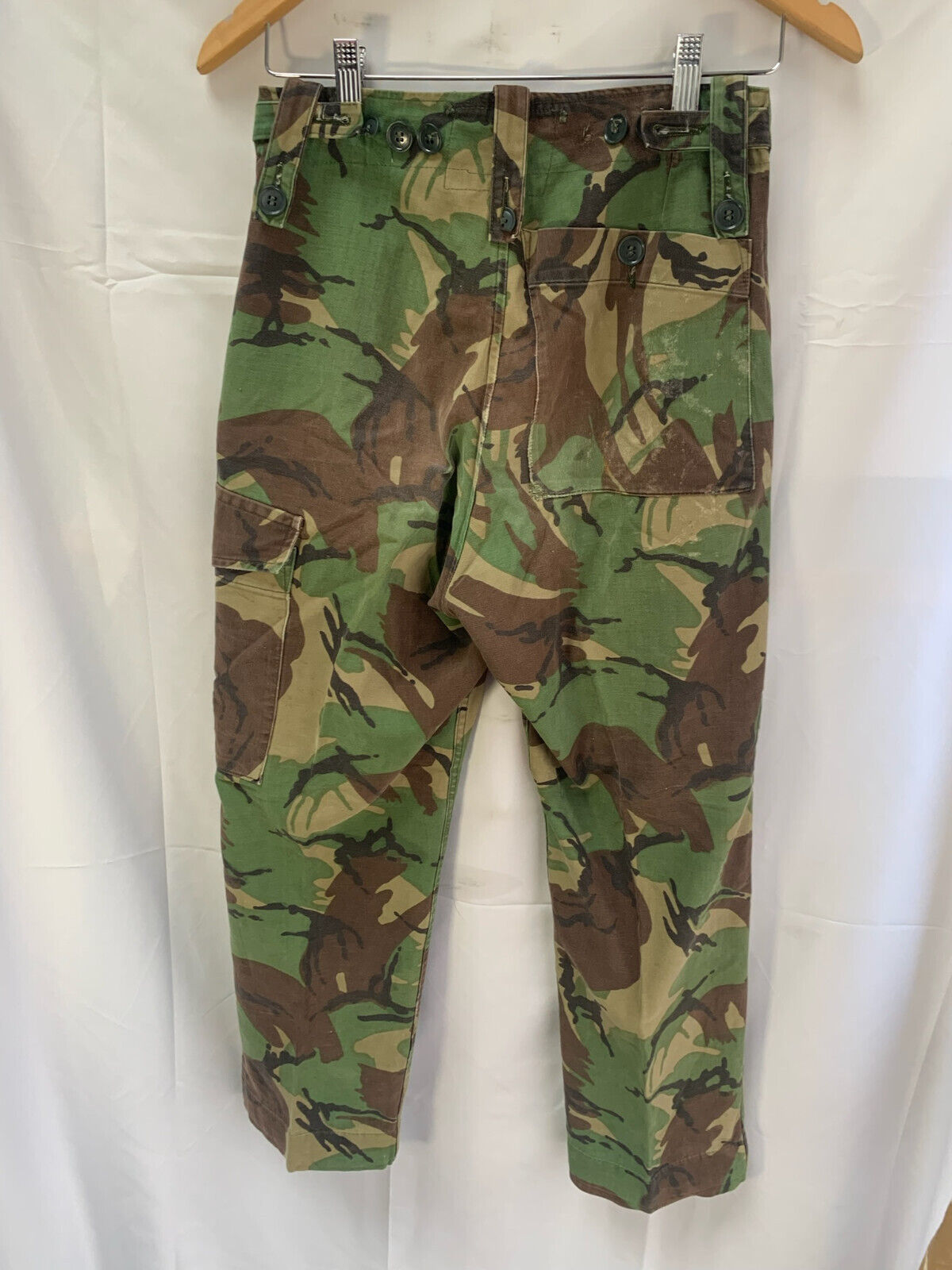 Genuine British Army 68 Pattern DPM Jungle Camouflaged Trousers - Size 28" Waist - The Militaria Shop