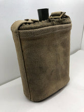 Load image into Gallery viewer, Genuine WW2 British Army Water Bottle &amp; Carrier Set
