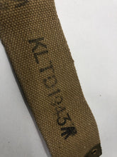 Charger l&#39;image dans la galerie, Original WW2 37 Patternn Webbing British Army L Strap Set - WW2 Dated
