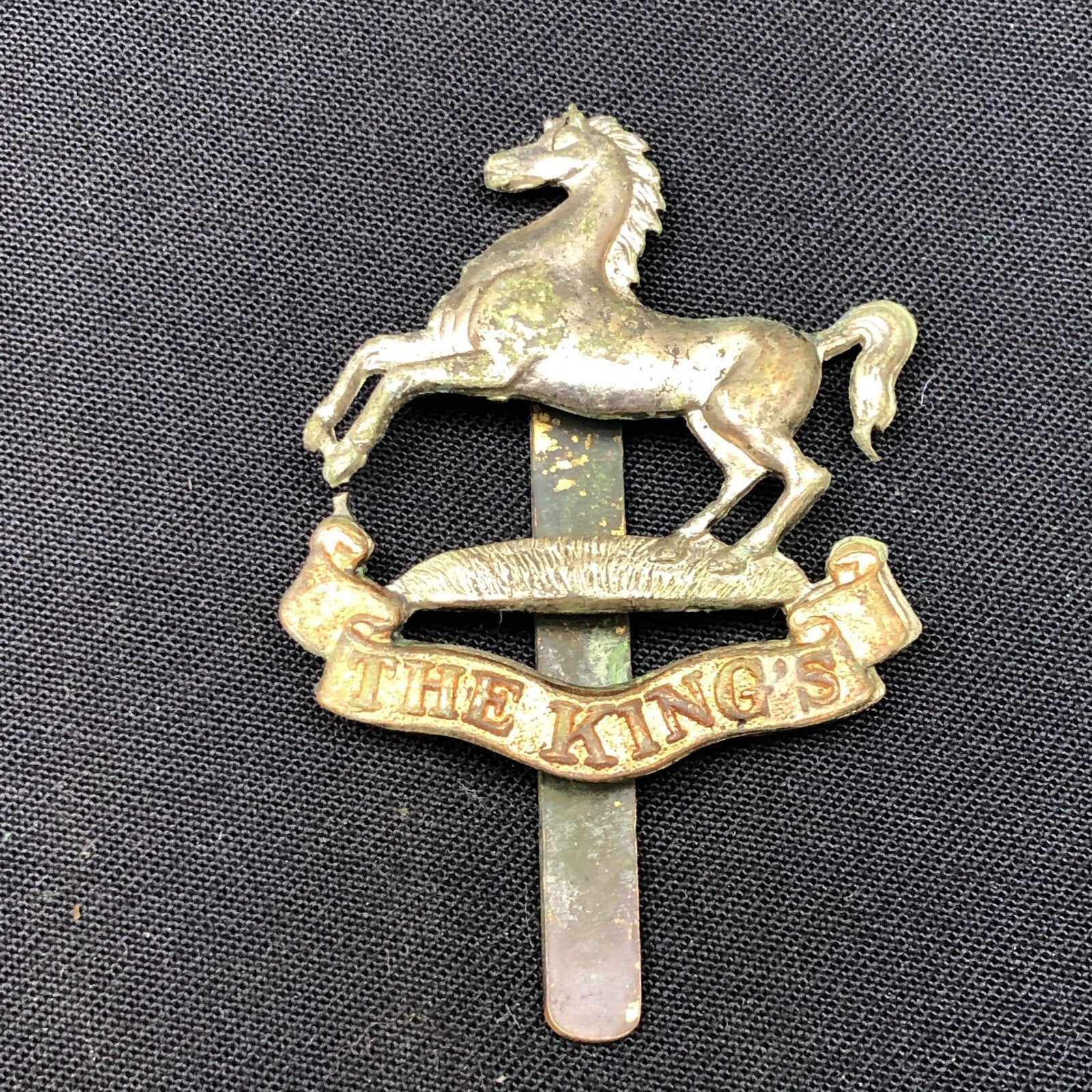 Genuine British Army Cap Badge - King's Regiment (Liverpool) - The Militaria Shop