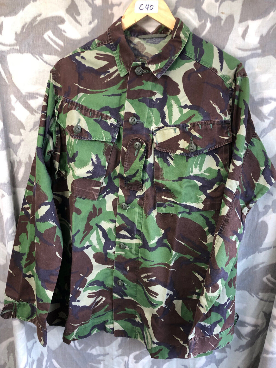 Genuine British Army DPM Camouflaged Combat Jacket Smock - 38