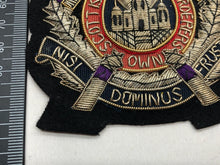Lade das Bild in den Galerie-Viewer, British Army Bullion Embroidered Blazer Badge - Kings Own Scottish Borderers
