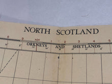 Lade das Bild in den Galerie-Viewer, Original WW2 British Army / RAF Map - North Scotland
