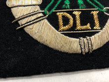 Load image into Gallery viewer, British Army Bullion Embroidered Blazer Badge - Durham Light Infantry
