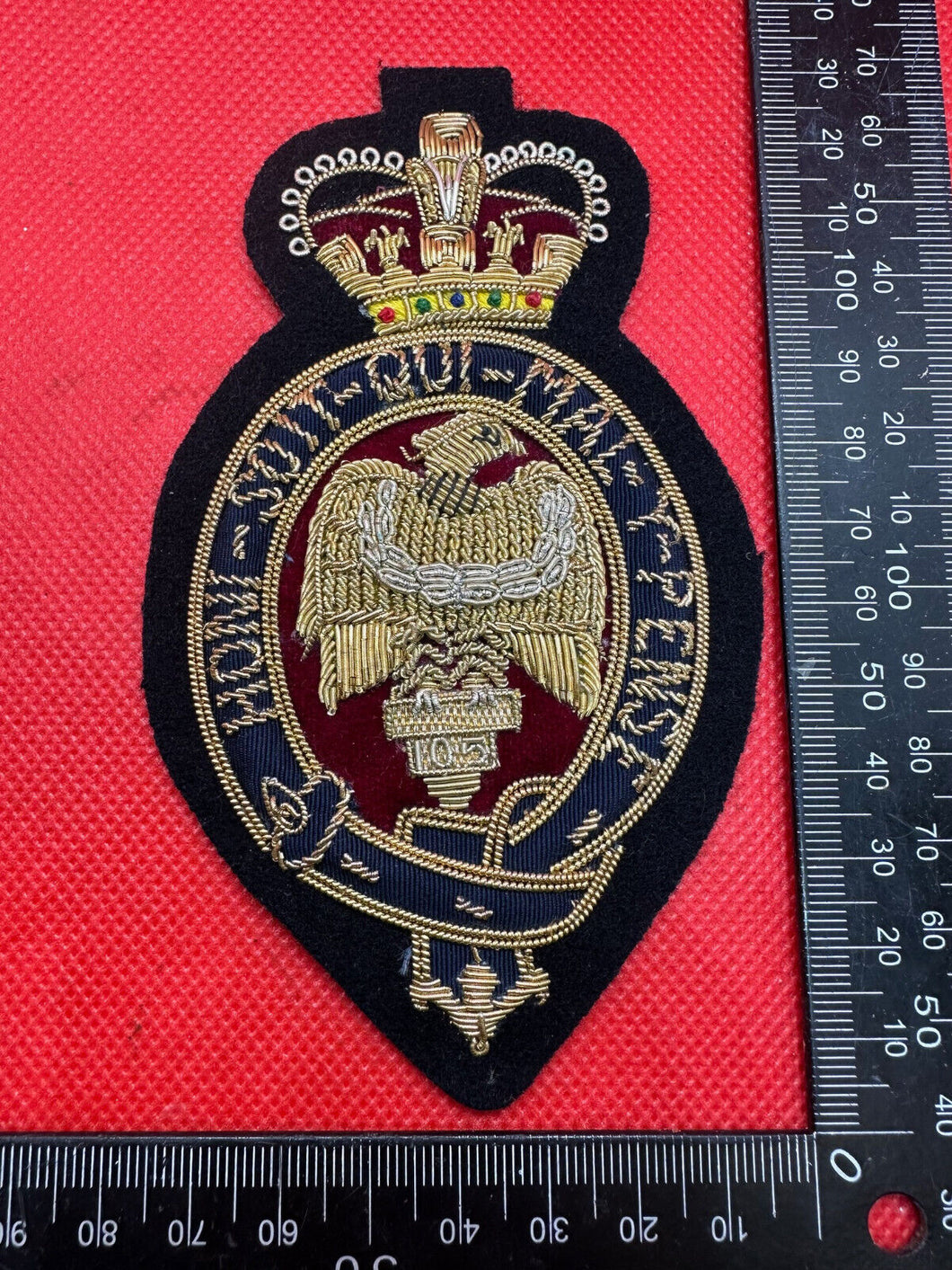 British Army Bullion Embroidered Blazer Badge - The Blues & Royals
