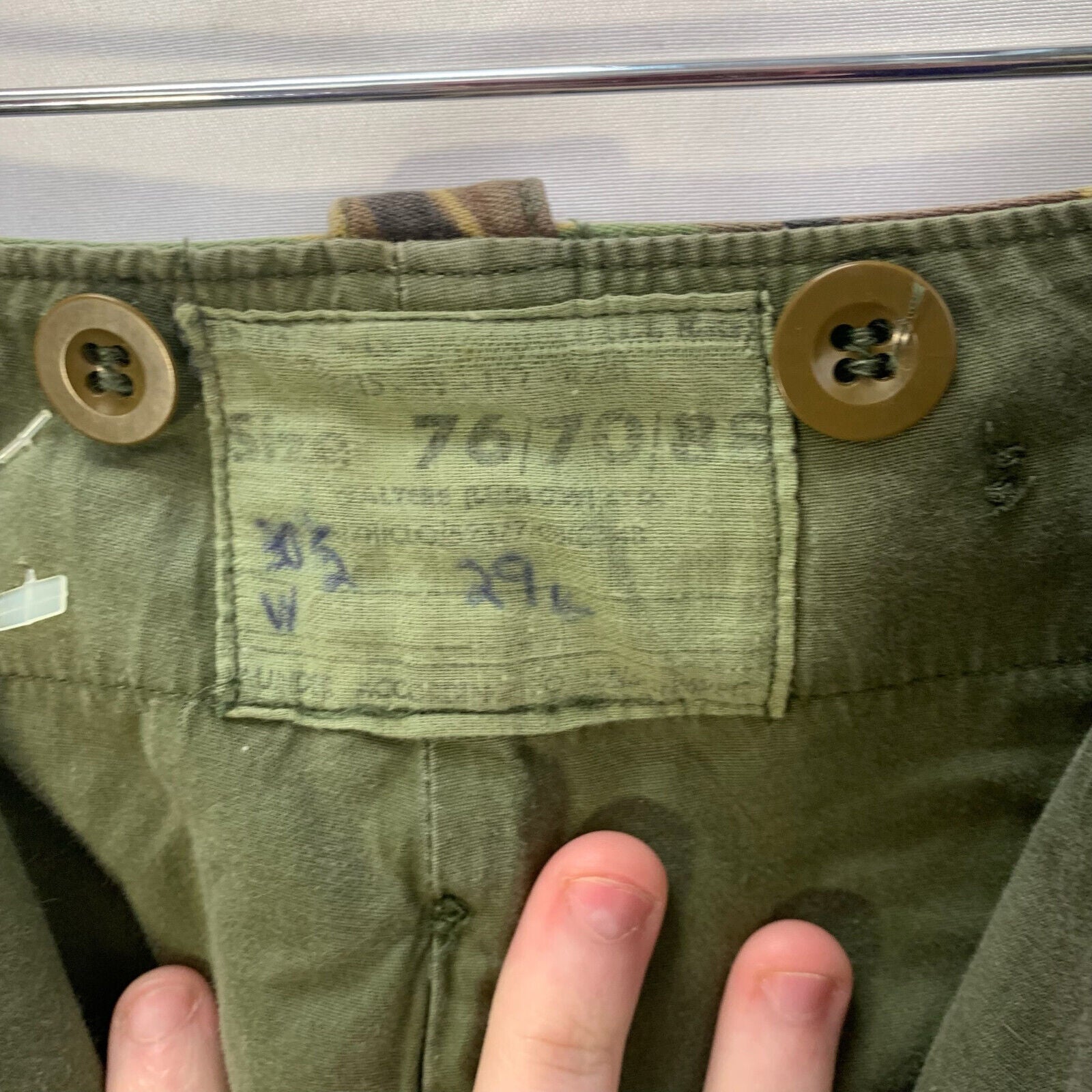 Genuine British Army 68 Pattern DPM Jungle Camouflaged Trousers - Size 30" Waist - The Militaria Shop