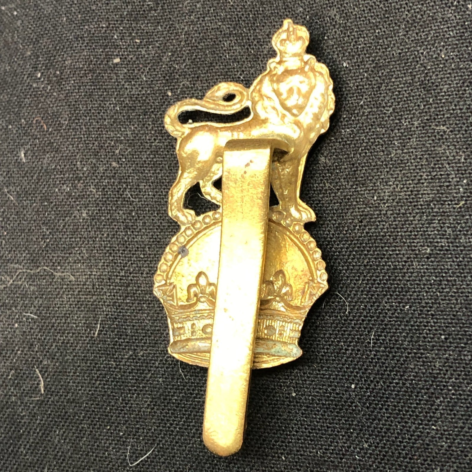 Original WW2 British Army Cap Badge - Royal Devonshire Yeomanry - The Militaria Shop