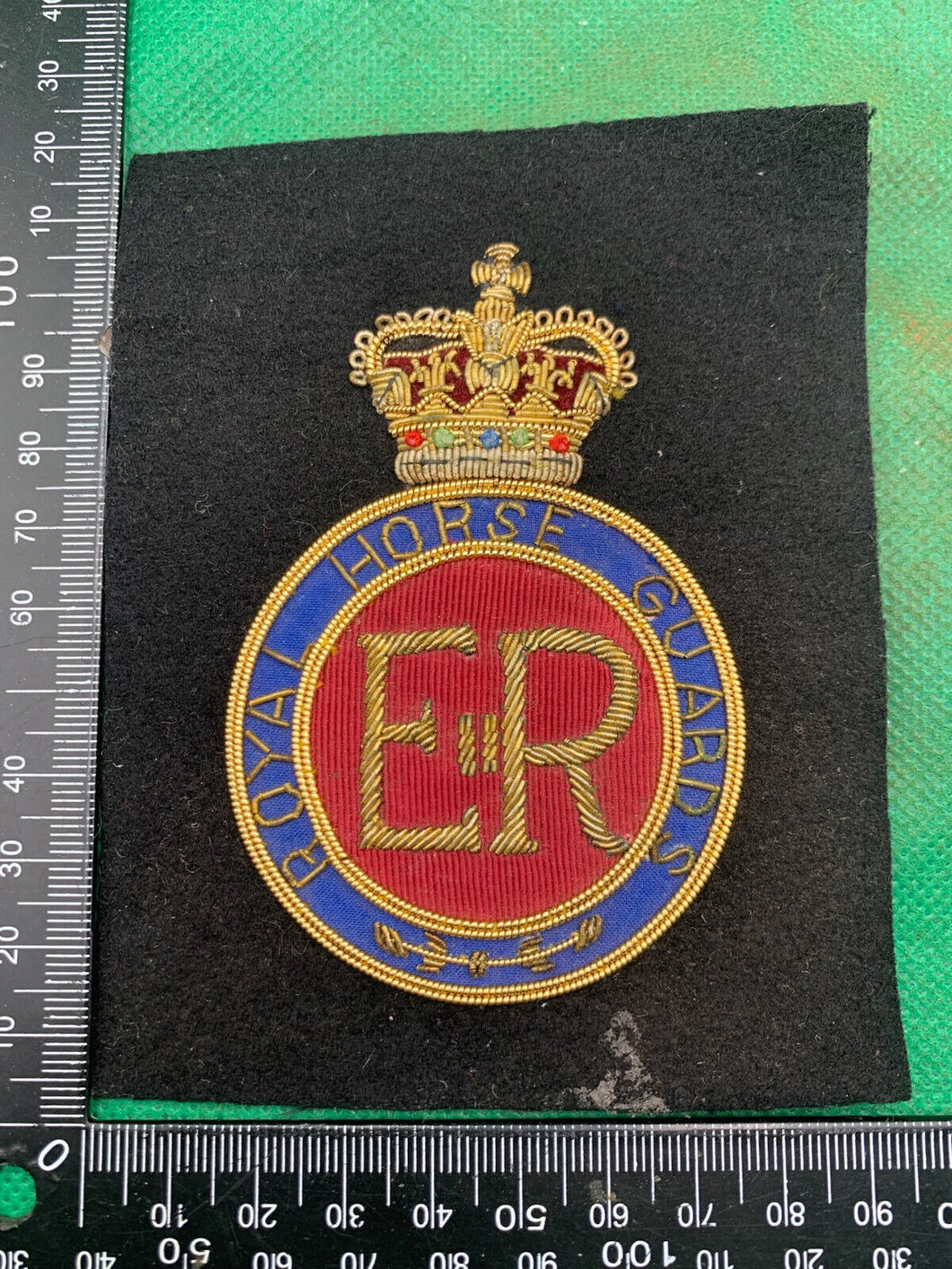 British Army Bullion Embroidered Blazer Badge - Royal Horse Guards