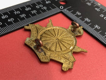 Load image into Gallery viewer, Original WW1 British Army Army Cyclist Corps Non Voided Cap Badge
