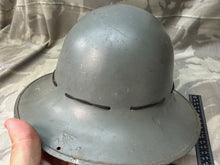 Load image into Gallery viewer, Original WW2 British Home Front Civil Defence Civillian Zuckerman Helmet
