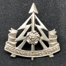 Load image into Gallery viewer, Genuine British Army Brass Cap Badge - Reconnaissance Corps - The Militaria Shop
