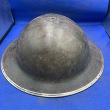 Load image into Gallery viewer, Original WW2 Mk2 British Army Brodie Combat Helmet
