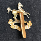Genuine WW2 British Army Brass Cap Badge - King's Regiment (Liverpool) - The Militaria Shop
