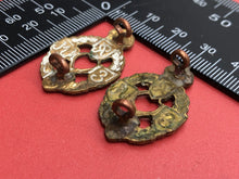 Load image into Gallery viewer, Original WW2 British Army REME Engineers Collar Badges Pair
