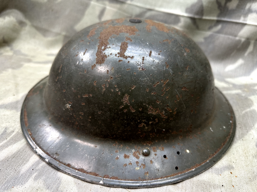 Original WW2 Mk2 British Home Front Civil Defence Helmet & Liner Set