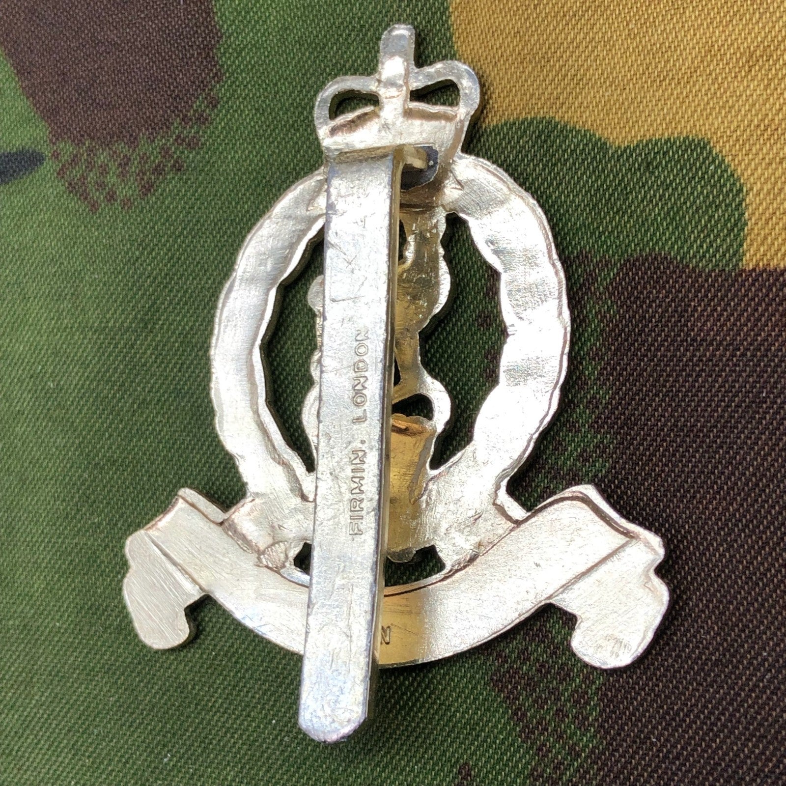 Original British Staybrite Army Cap Badge - Adjutant General's Corps - The Militaria Shop