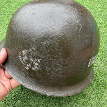 Load image into Gallery viewer, Original WW2 US Army M1 Split Front Swivel Bail Combat Helmet
