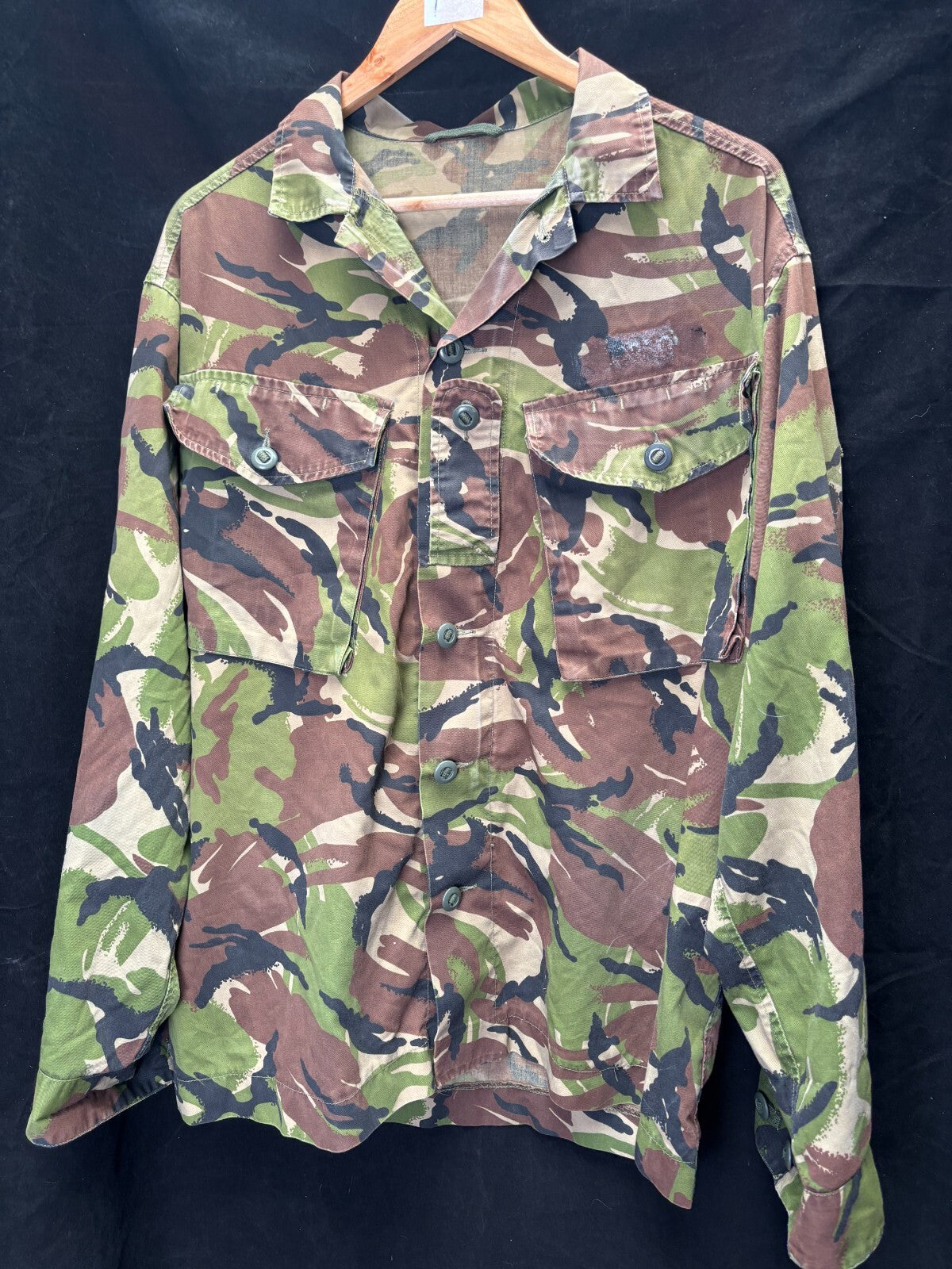 Genuine British Army DPM Woodland Lightweight Combat Jacket-Size 180/104 - The Militaria Shop