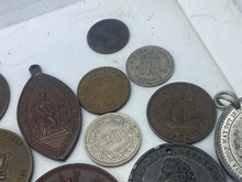 Load image into Gallery viewer, Original Large Group of Coins, Coronation Medals &amp; Medallions
