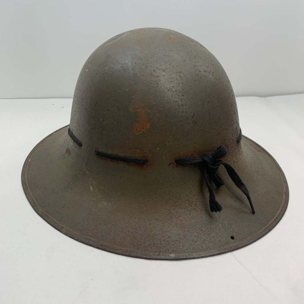 Original WW2 British Civil Defence Civillian Zuckerman Helmet 1941 Dated