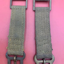 Charger l&#39;image dans la galerie, Original WW2 British Army 37 Pattern Webbing Brace Adaptors Pair
