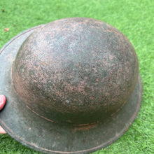 Load image into Gallery viewer, Original WW2 British Home Front Civillian Zuckerman Helmet &amp; Liner - 1941 Dated
