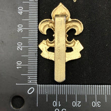Load image into Gallery viewer, Genuine British Army Staybrite Cap Badge - The Kings Regiment - The Militaria Shop
