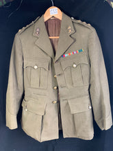 Load image into Gallery viewer, Original WW2 British Army REME Engineers Service Dress Jacket Captain Named
