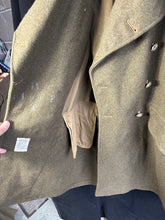 Load image into Gallery viewer, Genuine British Army Dismounted Greatcoat Size 11 - 41&quot; Chest - WW2 Reenactment
