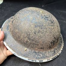 Charger l&#39;image dans la galerie, Original WW2 British Home Front Civil Defence Warden&#39;s Helmet - Complete - Named
