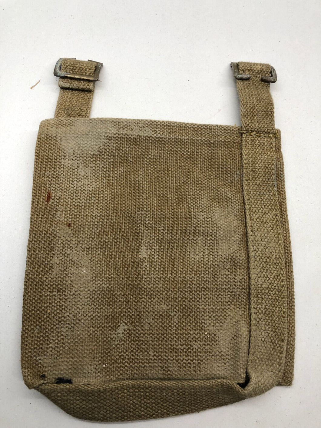 WW2 British Army 37 Pattern Webbing Water Bottle Carrier Harness - 1943 Dated