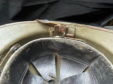 Load image into Gallery viewer, Original WW2 French Army M1926 Adrian Helmet Complete with Liner &amp; Chinstrap
