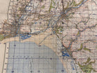 Original WW2 British Army GSGS OS Map of Great Britain - Swansea & Aberdare - The Militaria Shop