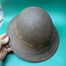 Charger l&#39;image dans la galerie, Original WW2 British Civil Defence Home Front Zuckerman Helmet 1941 Dated

