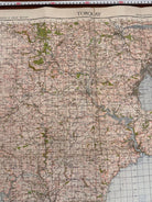 Original WW2 British Army GSGS OS Map of England - Torquay - The Militaria Shop
