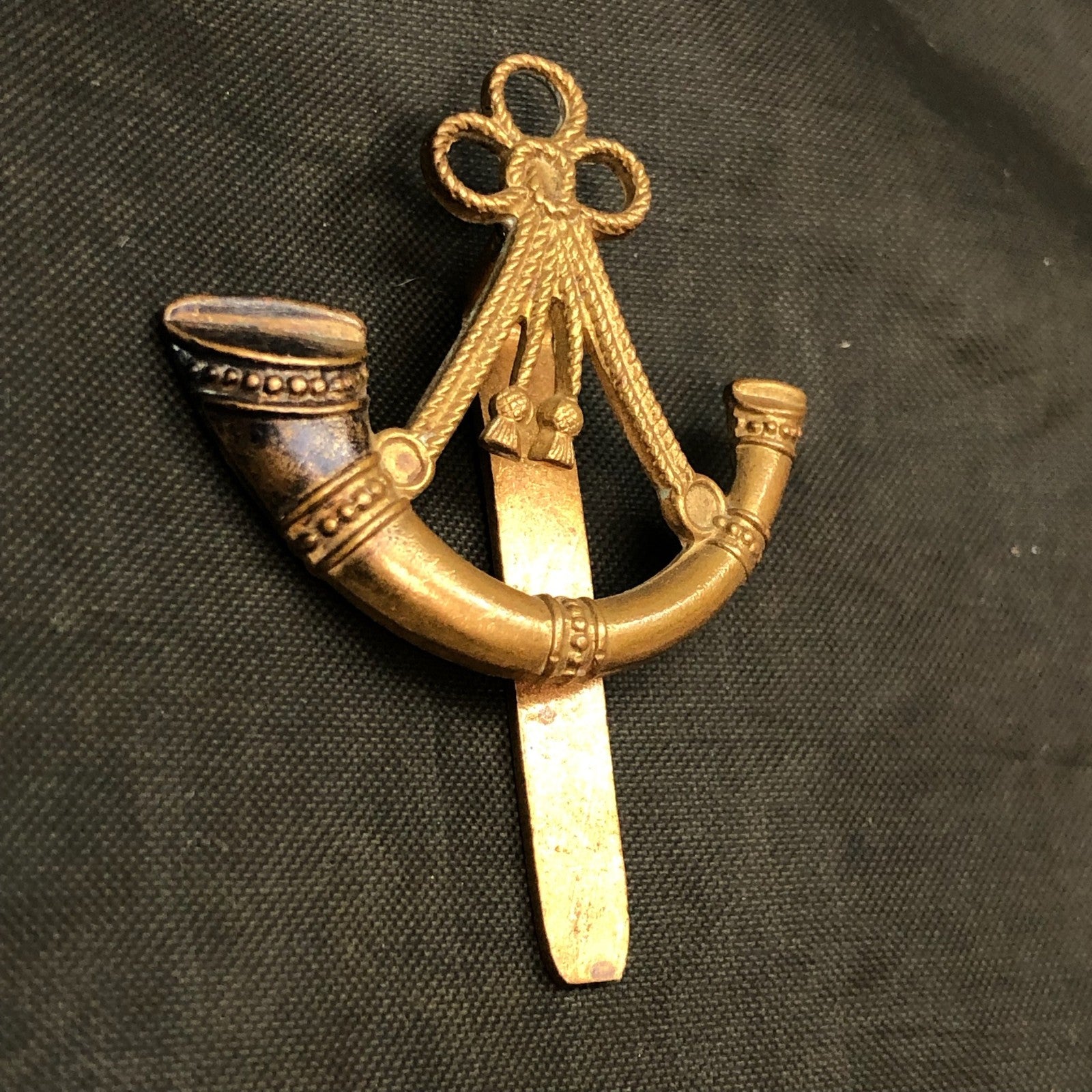 Original British Army Cap/Beret Badge - Light Infantry - The Militaria Shop