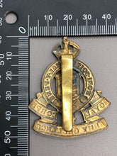 Load image into Gallery viewer, Original WW2 British Army RAOC Royal Army Ordnance Corps Cap Badge
