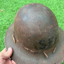 Lade das Bild in den Galerie-Viewer, Original WW2 British Home Front Civillian Zuckerman Helmet - SFP - 1941 Dated
