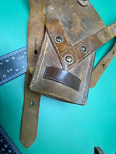 Load image into Gallery viewer, Original Victorian British Army  Officer&#39;s Leather Frog, Worn on the Sam Browne
