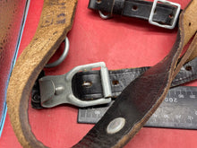 Load image into Gallery viewer, Original Post WW2 German Army Y-Straps in Leather with Metal Fittings
