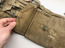 Load image into Gallery viewer, Original WW2 British Army 37 Pattern Bren Spares Bag
