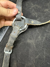 Load image into Gallery viewer, Original German Army WW2 Style Solider Equipment Leather Y Straps
