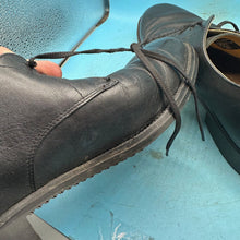 Lade das Bild in den Galerie-Viewer, Austrian Army Black Leather Officers Dress Shoes - Size EU 47 - UK 12 - US 12.5 - The Militaria Shop
