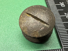 Load image into Gallery viewer, Original WW2 British Army Helmet Liner Early Wide Dome Screw &amp; Nut Set
