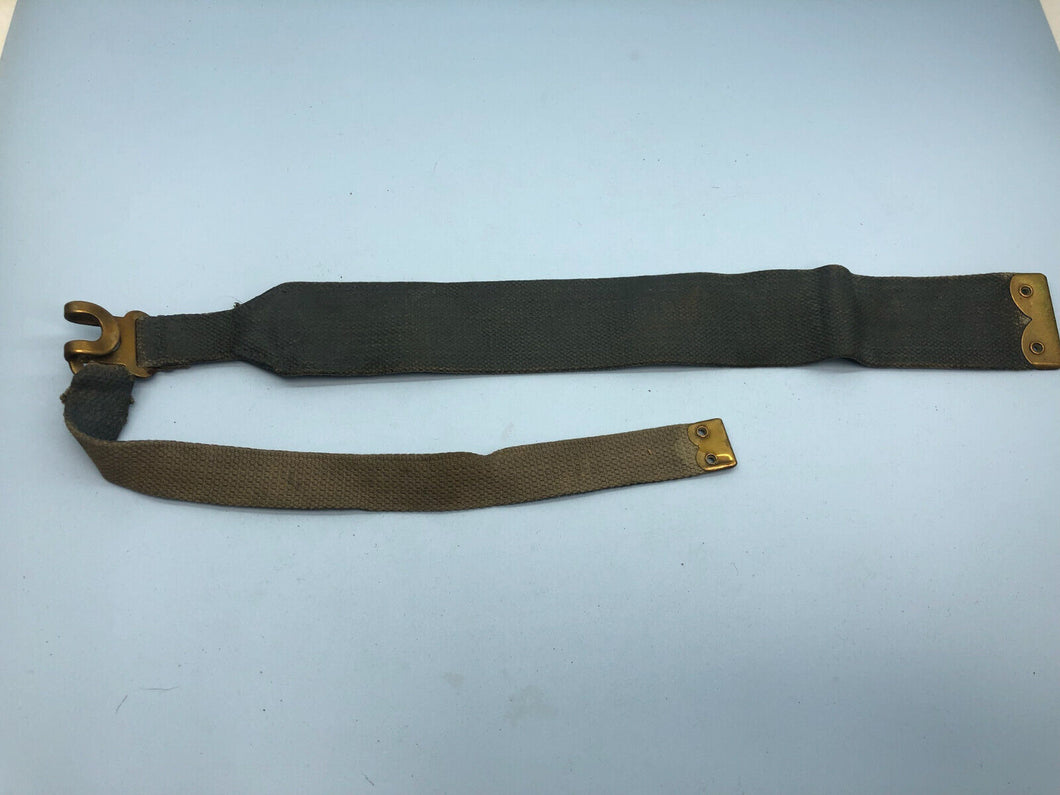 Original WW2 British RAF 37 Pattern Webbing L Strap - 1942 Dated