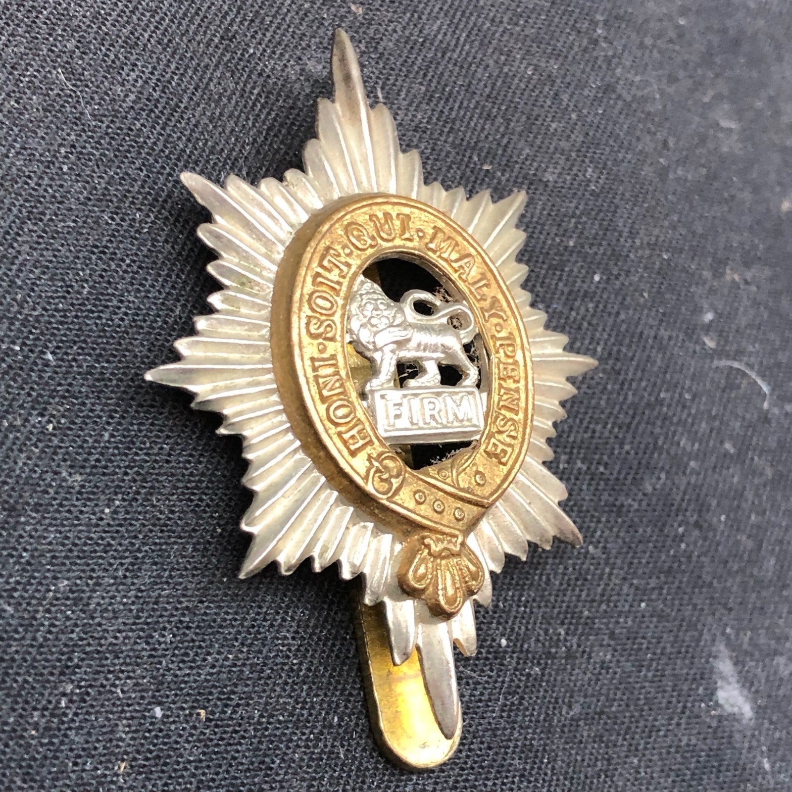 Original WW2 British Army Cap Badge - Worcestershire Regiment - The Militaria Shop